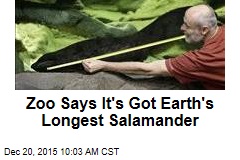 Zoo Says It&#39;s Got Earth&#39;s Longest Salamander