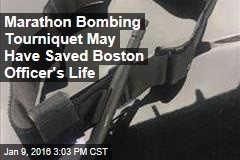 Marathon Bombing Tourniquet May Have Saved Boston Officer&#39;s Life