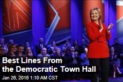 Best Lines From the Democratic Town Hall
