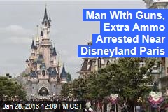 Man With Guns, Extra Ammo Arrested Near Disneyland Paris
