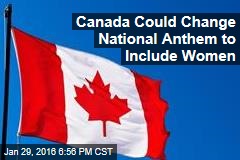 Canada Could Change National Anthem to Include Women