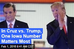 In Cruz vs. Trump, One Iowa Number Matters Most