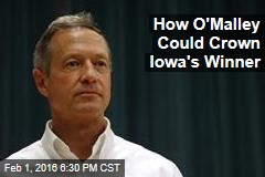 How O&#39;Malley Might Crown the Winner in Iowa