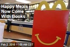 Happy Meals Now Come With Books