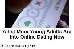 A Lot More Young Adults Are Into Online Dating Now