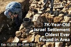 7K-Year-Old Israel Settlement Oldest Ever Found in Area