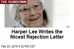 Harper Lee Writes the Nicest Rejection Letter