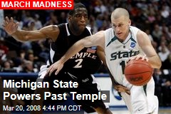 Michigan State Powers Past Temple