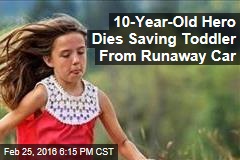 10-Year-Old Hero Dies Saving Toddler From Runaway Car