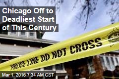 Chicago Off to Deadliest Start of This Century