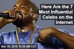 Here Are the 7 Most Influential Celebs on the Internet