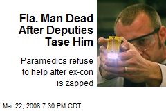 Fla. Man Dead After Deputies Tase Him