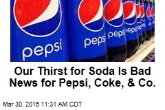 Our Thirst for Soda Is Bad News for Pepsi, Coke, &amp; Co.