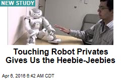 Touching Robot Privates Gives Us the Heebie-Jeebies