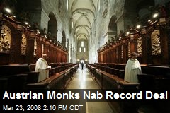 Austrian Monks Nab Record Deal