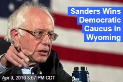 Sanders Wins Democratic Caucus in Wyoming