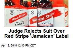 Judge Rejects Suit Over Red Stripe &#39;Jamaican&#39; Label