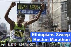 Ethiopians Sweep Boston Marathon