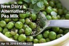 New Dairy Alternative: Pea Milk