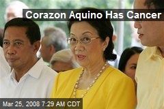 Corazon Aquino Has Cancer