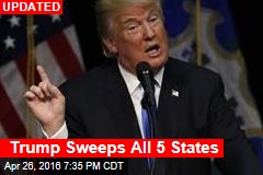 Trump Takes 3 States Early