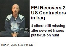 FBI Recovers 2 US Contractors in Iraq