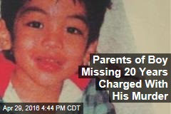 Parents of Boy Missing 20 Years Charged With His Murder