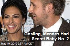Gosling, Mendes Had Secret Baby No. 2