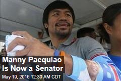 Manny Pacquaio Is Now a Senator