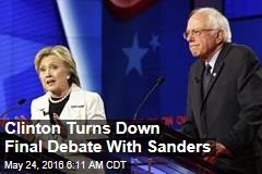 Clinton Skipping Final Debate With Sanders