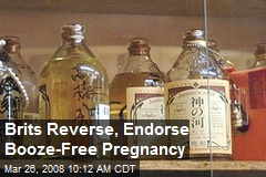 Brits Reverse, Endorse Booze-Free Pregnancy