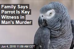 Family Says Parrot Is Key Witness in Man&#39;s Murder