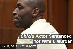 Shield Actor Sentenced for Wife&#39;s Murder
