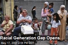 Racial Generation Gap Opens