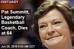 Pat Summitt, Legendary Basketball Coach, Dies at 64
