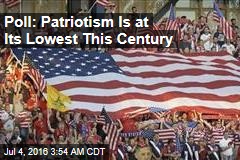 Poll: Patriotism Is at Its Lowest This Century