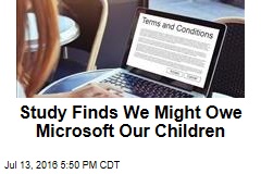 Study Finds We Might Owe Microsoft Our Children