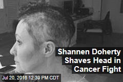 Shannen Doherty Shaves Head in Cancer Fight