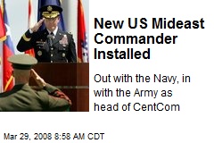 New US Mideast Commander Installed