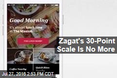Zagat&#39;s 30-Point Scale Is No More