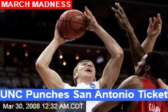 UNC Punches San Antonio Ticket