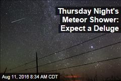 Thursday Night&#39;s Meteor Shower: Expect a Deluge