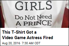This T-Shirt Got a Video Game Actress Fired