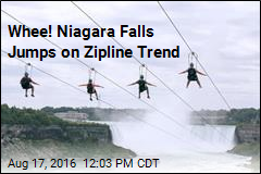 Whee! Niagara Falls Jumps on Zipline Trend