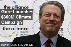 Gore Launches $300M Climate Campaign