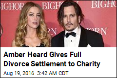 Amber Heard Gives Full Divorce Settlement to Charity