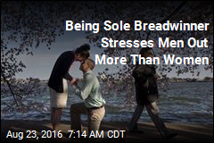 Being Sole Breadwinner Stresses Men Out More Than Women