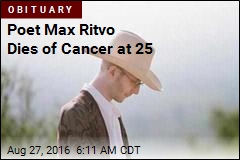 Poet Max Ritvo Dead at 25