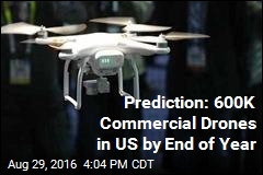 Prediction: 600K Commercial Drones in US by End of Year