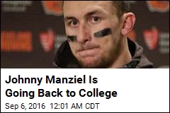 Johnny Manziel Is Going Back to College